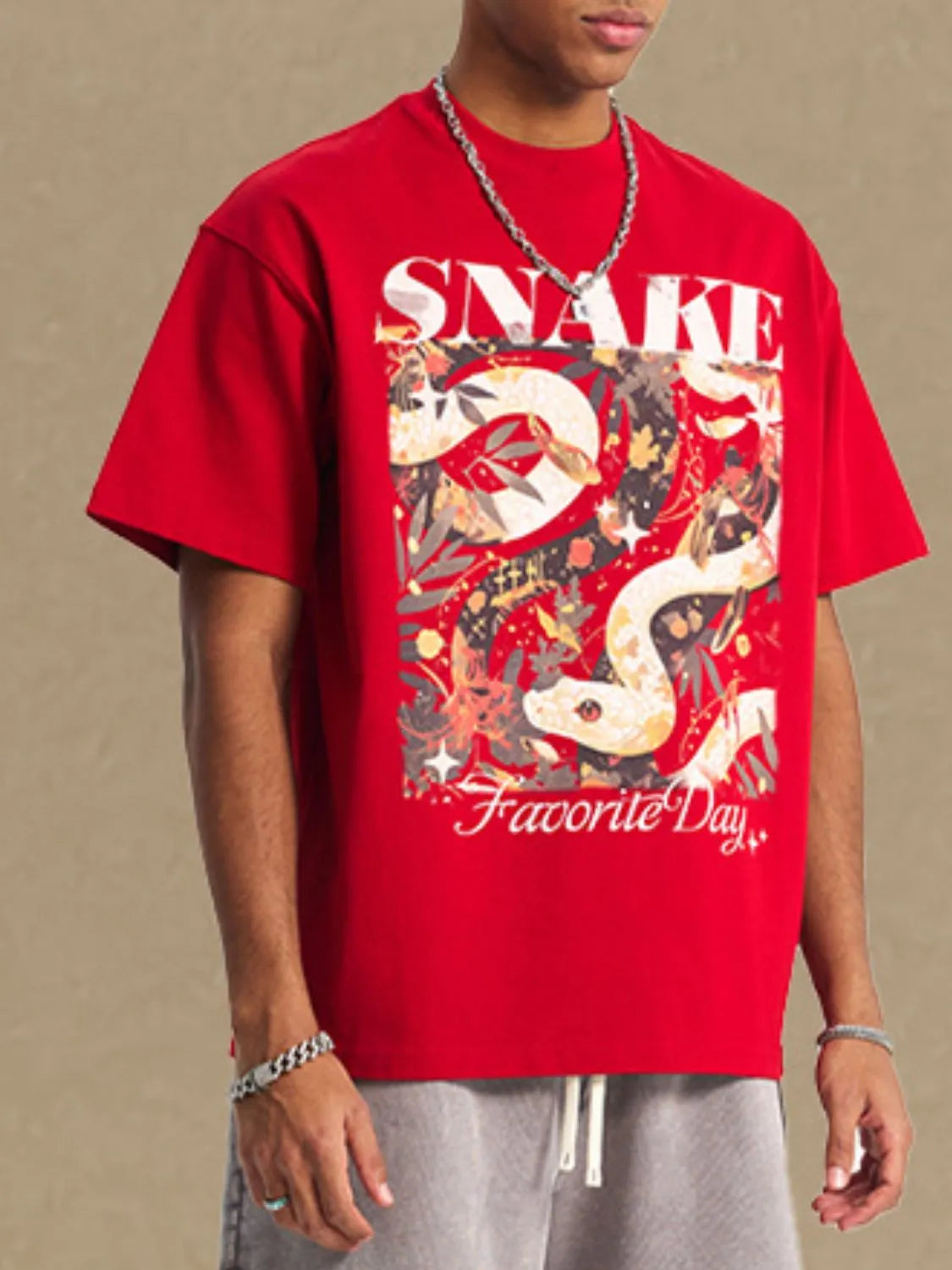 Men's Graphic Round Neck Half Sleeve T-Shirt - Treasured Gift's & More