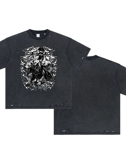 Men's Graphic Round Neck Half Sleeve T-Shirt - Treasured Gift's & More