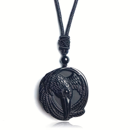 Natural Obsidian Necklace