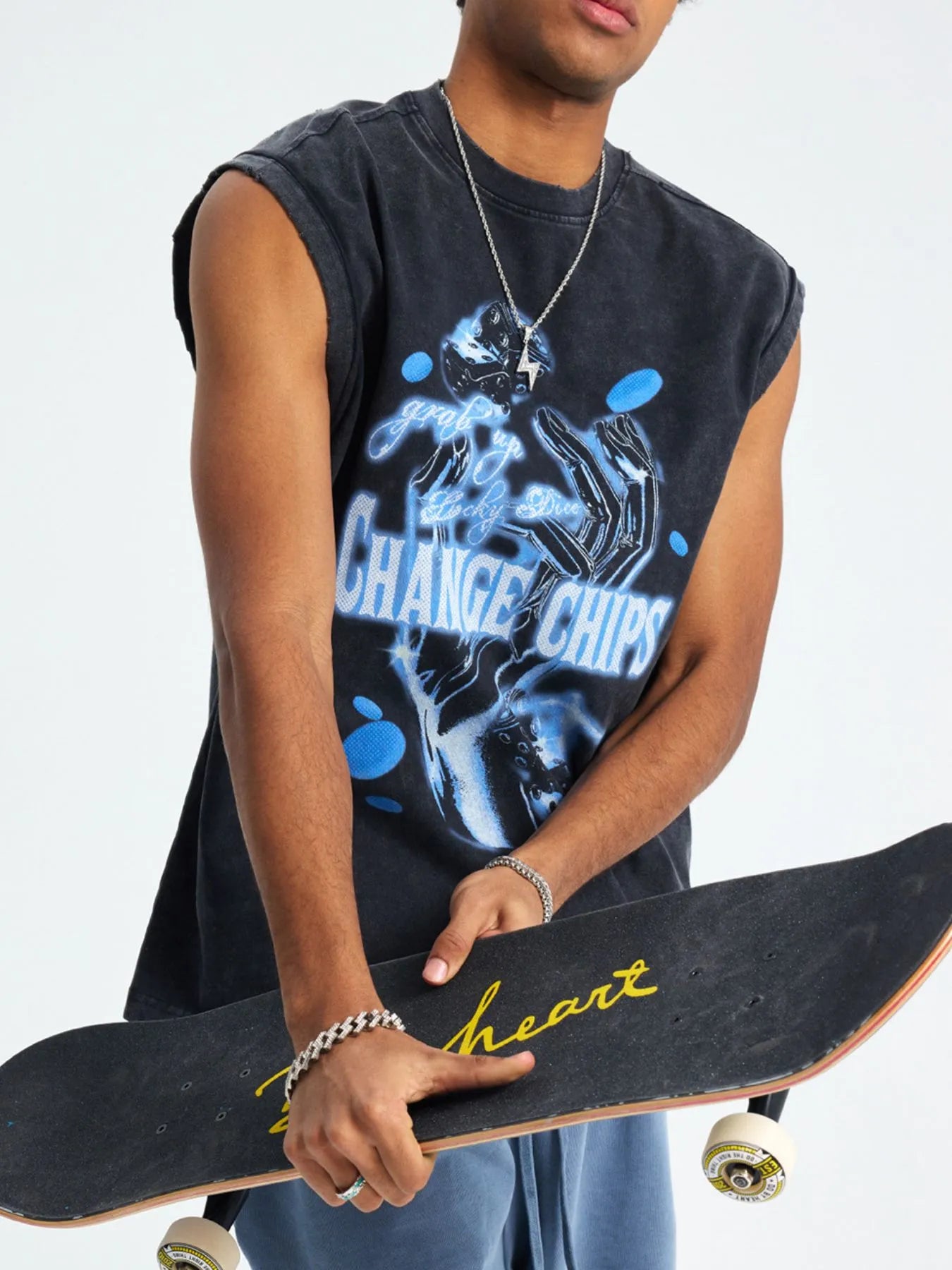 Men's Graphic Round Neck Tank - Treasured Gift's & More