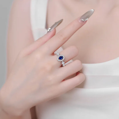 925 Sterling Silver Moissanite Ring - Treasured Gift's & More