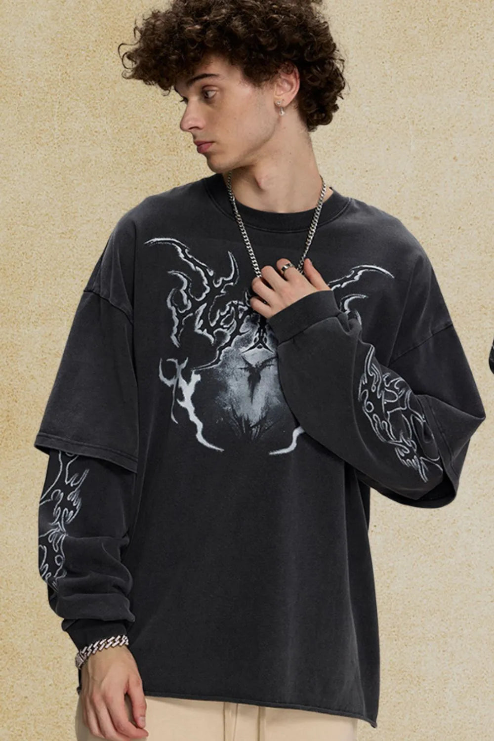 Men's Round Neck Graphic T-Shirt - Treasured Gift's & More