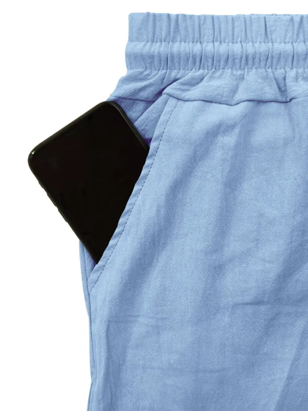 Men's Full Size Drawstring Pants with Pockets Plus Size - Treasured Gift's & More