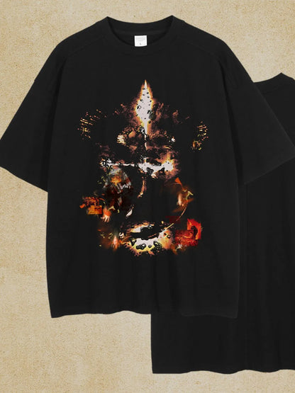 Men's Graphic Round Neck Half Sleeve T-Shirt - Treasured Gift's & More