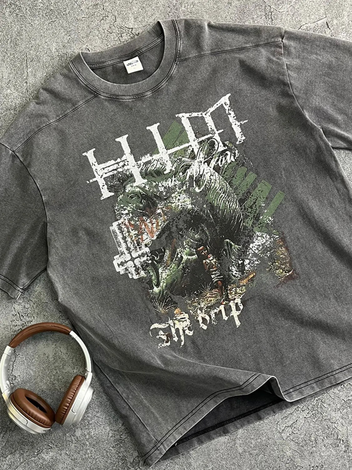 Men's Graphic Round Neck Half Sleeve T-Shirt - Treasured Gift's & More