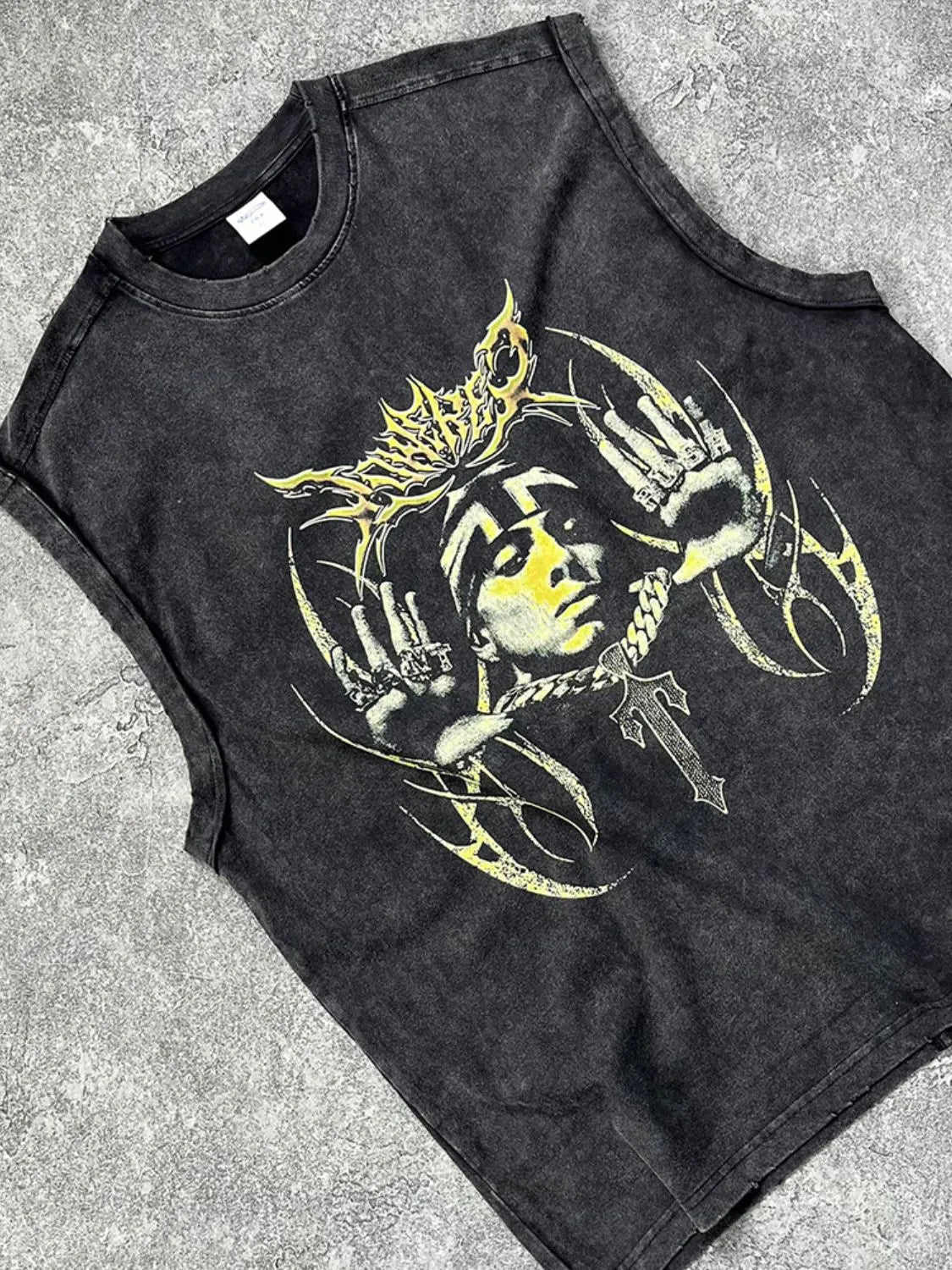 Men's Graphic Round Neck Tank - Treasured Gift's & More