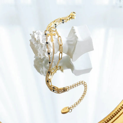 Titanium Steel Three-Layered Bracelet - Treasured Gift's & More