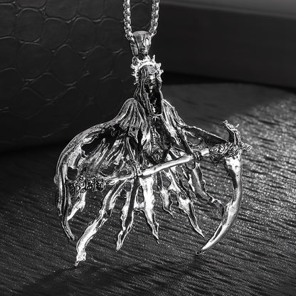 1pc Hell Reaper Death Pendant Necklace