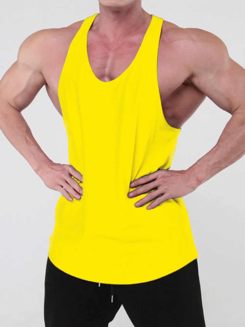 Men's Plus Size Round Neck Racerback Tank - Treasured Gift's & More