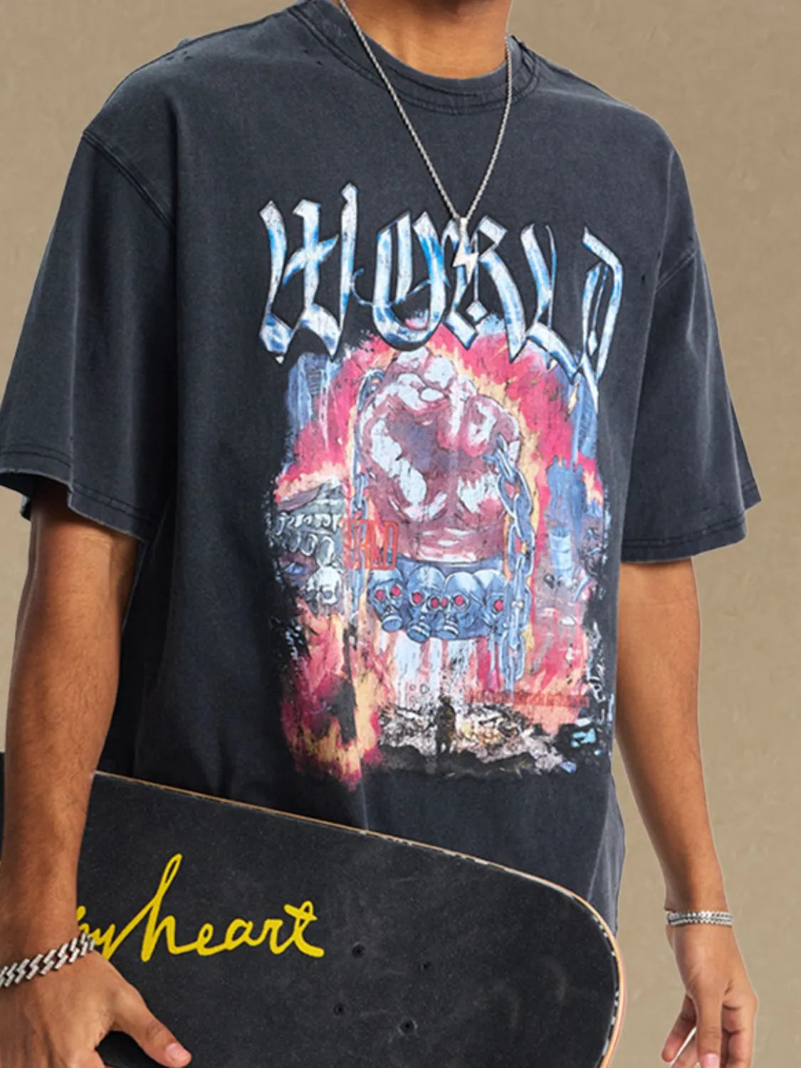 Men's Graphic Round Neck Half Sleeve T-Shirt - Treasured Gift's & More