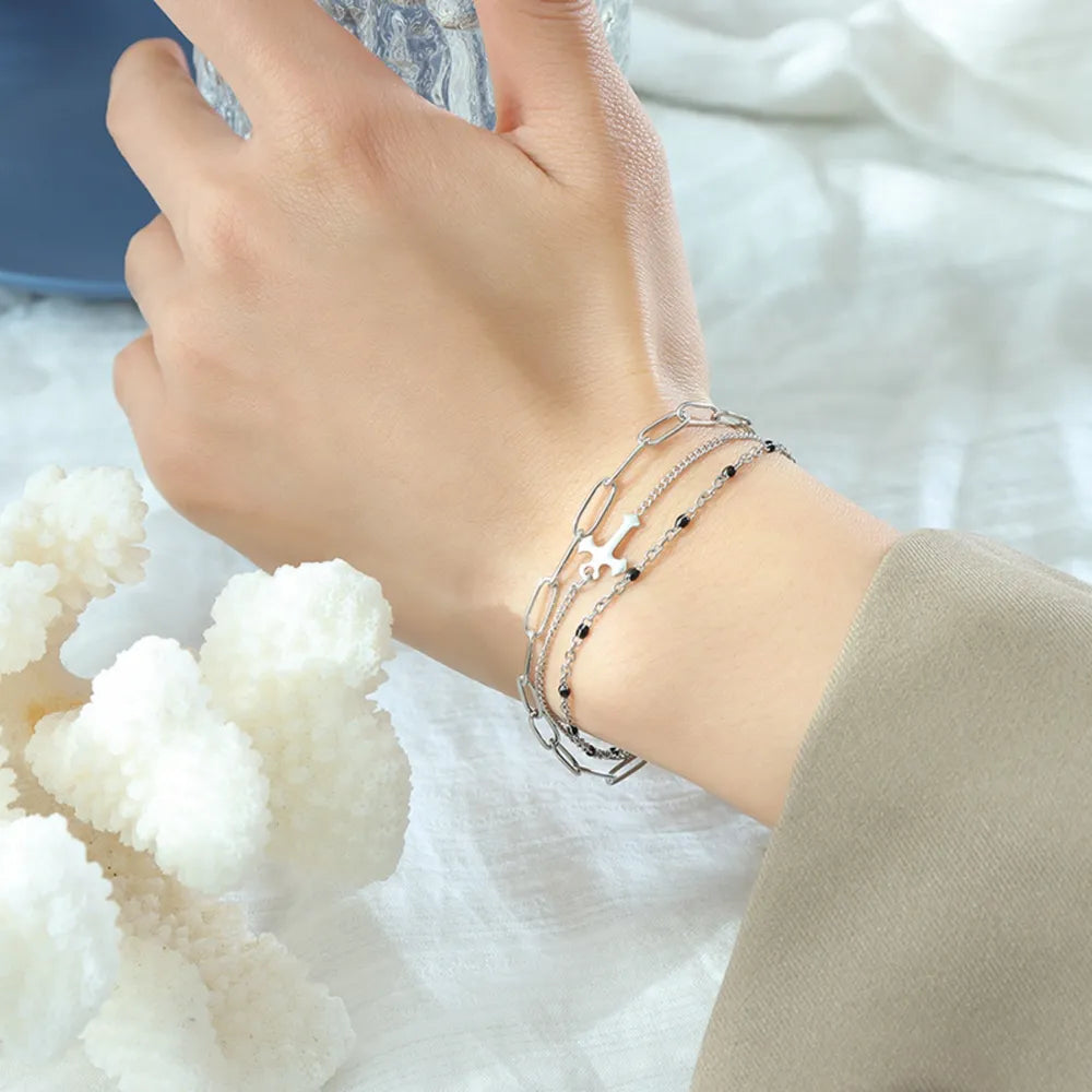 Titanium Steel Three-Layered Bracelet - Treasured Gift's & More