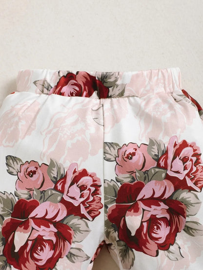 Children's Floral Top and Pants Set - Treasured Gift's & More