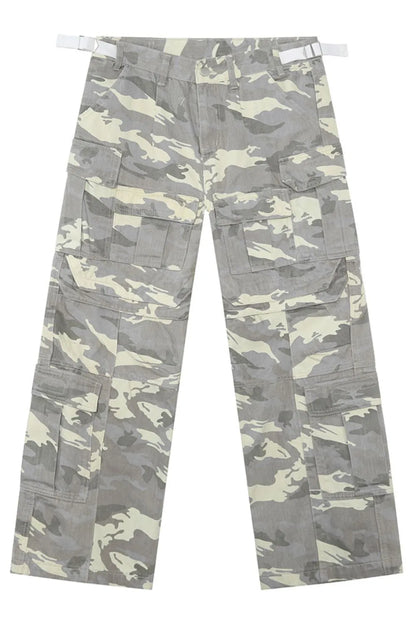 Men's Camouflage Straight Cargo Jeans - Treasured Gift's & More