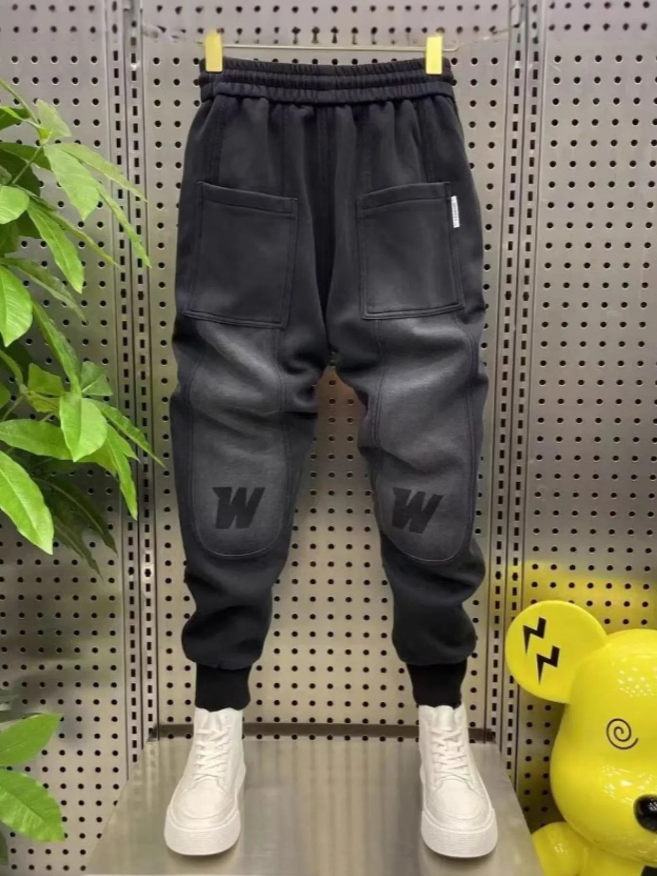 Men's Plus Size Drawstring Cargo Joggers - Treasured Gift's & More