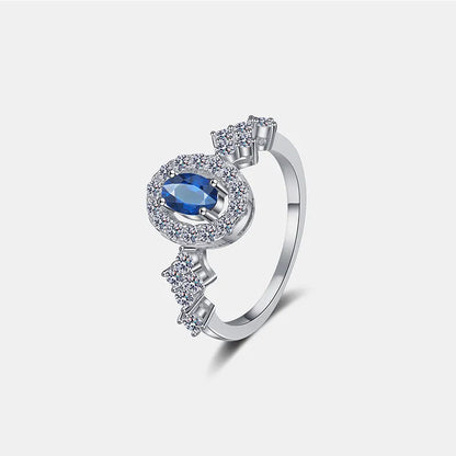 925 Sterling Silver Moissanite Ring - Treasured Gift's & More