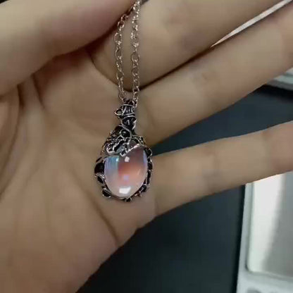 1pc Exquisite Moonstone Pendant Necklace
