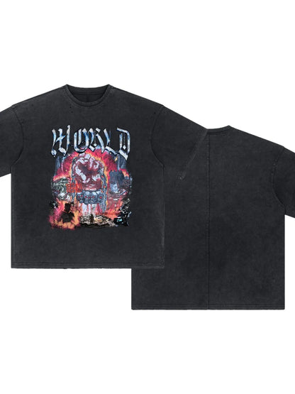 Men's Graphic Round Neck Half Sleeve T-Shirt - Treasured Gift's & More