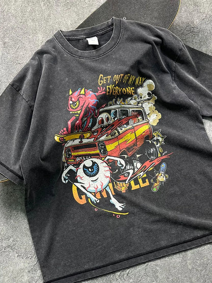 Men's Round Neck Half Sleeve Graphic T-Shirt - Treasured Gift's & More