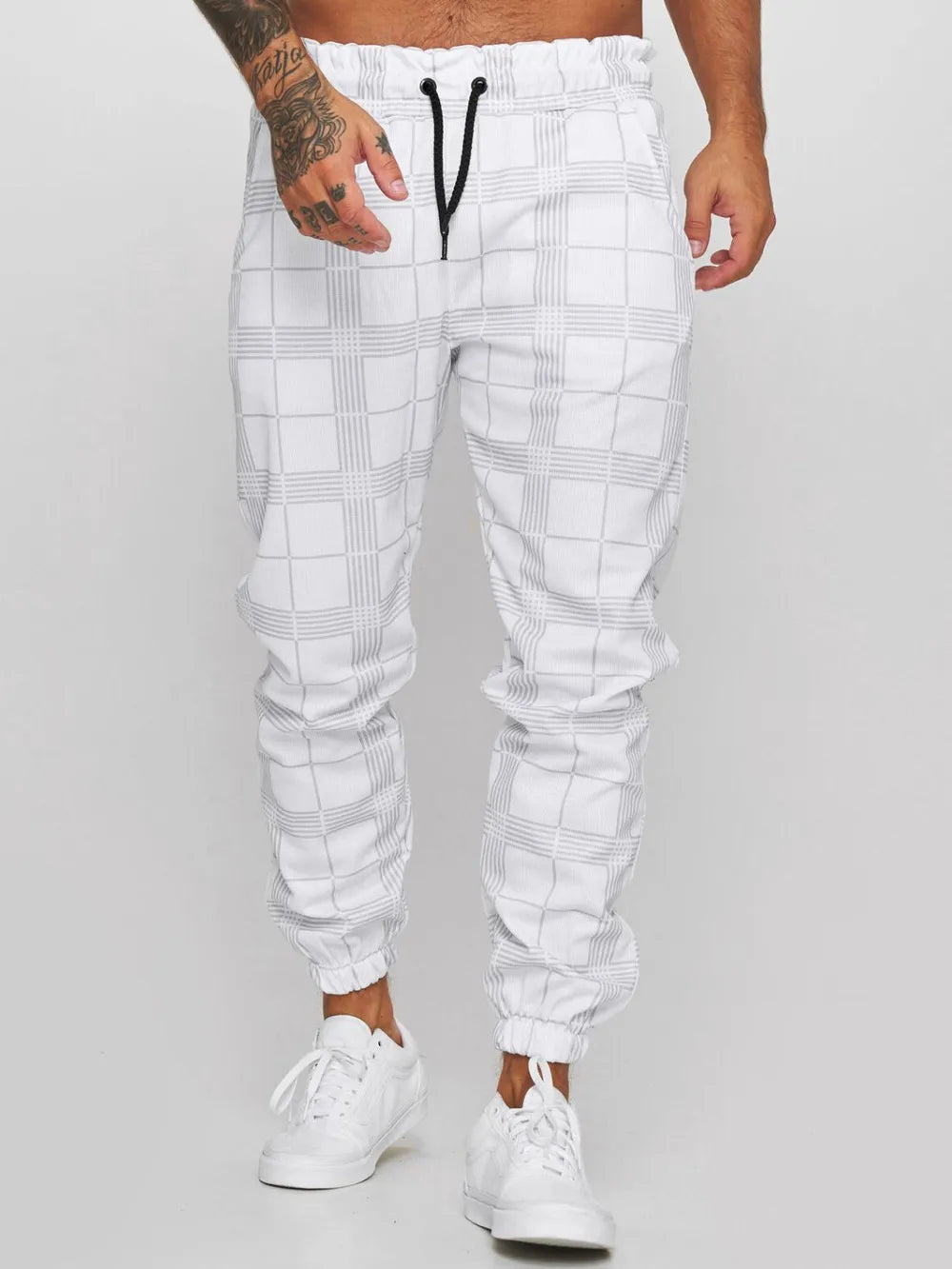 Men's Plus Size Plaid Drawstring Pants - Treasured Gift's & More