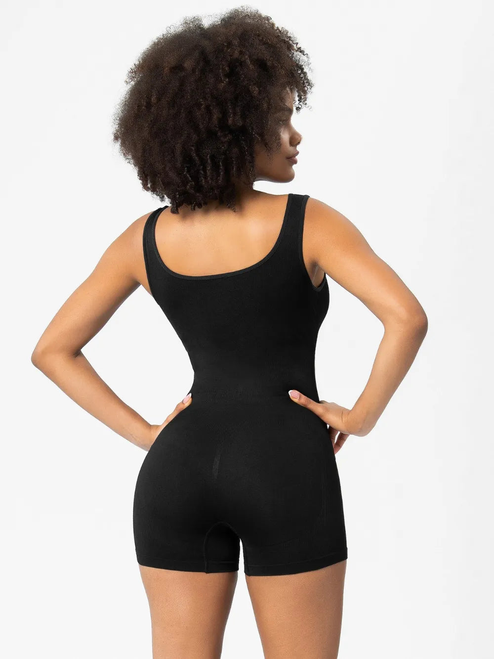 Scoop Neck Wide Strap Shaping Romper - Treasured Gift's & More