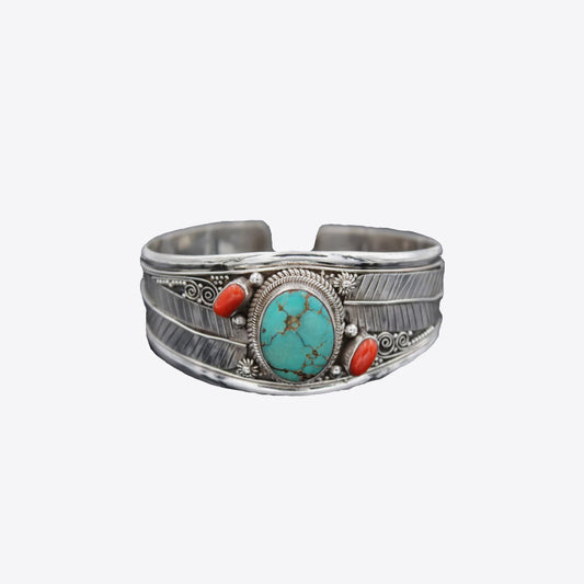 Turquoise Open Bracelet - Treasured Gift's & More