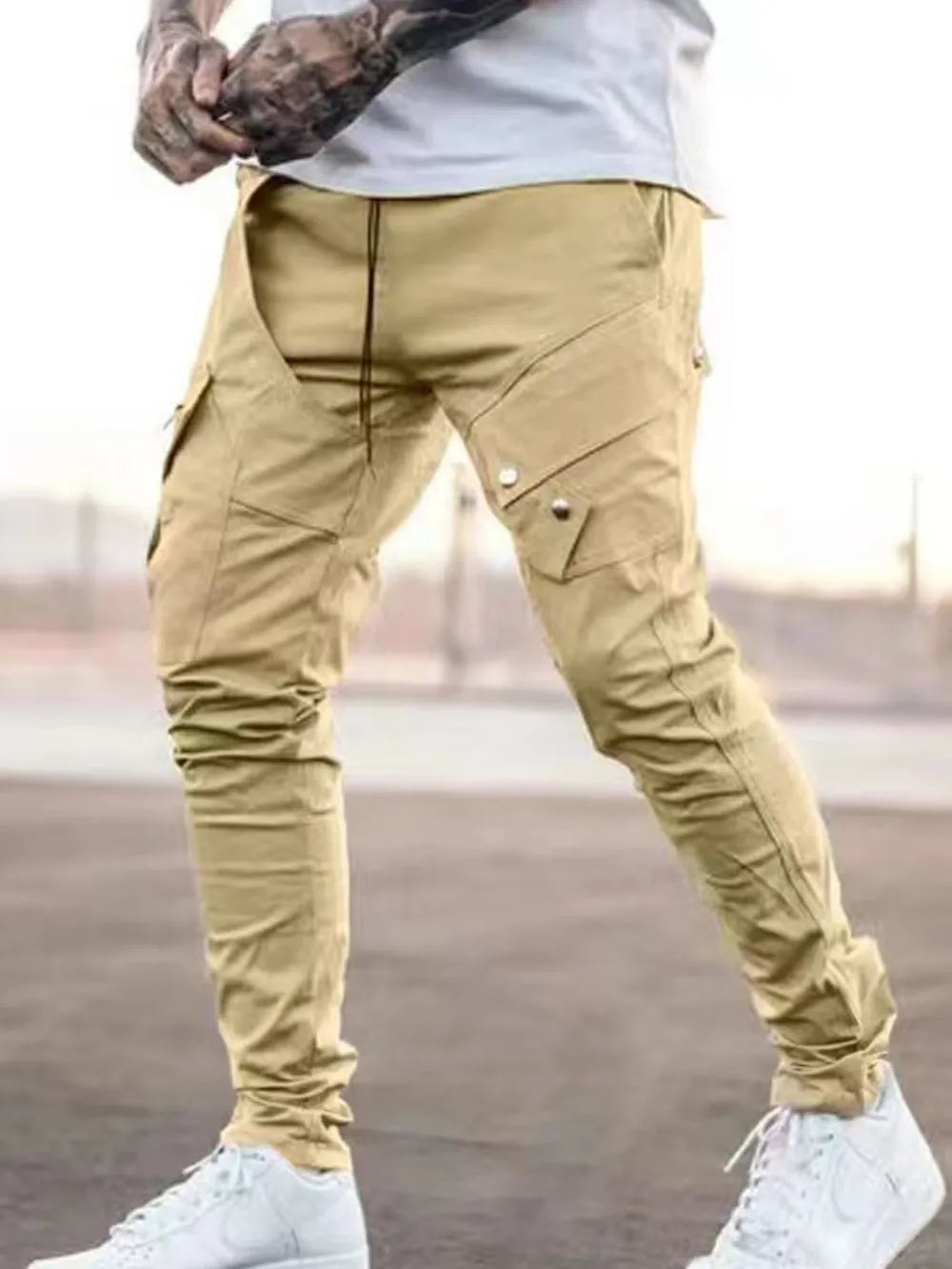 Men's Plus Size Pants with Cargo Pockets - Treasured Gift's & More