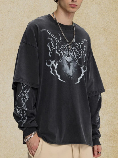 Men's Round Neck Graphic T-Shirt - Treasured Gift's & More