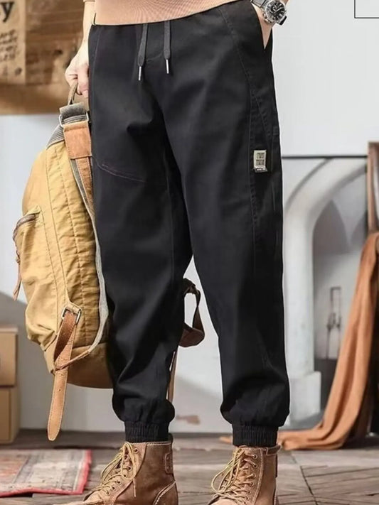 Men's Plus Size Drawstring Loose Fit Joggers - Treasured Gift's & More