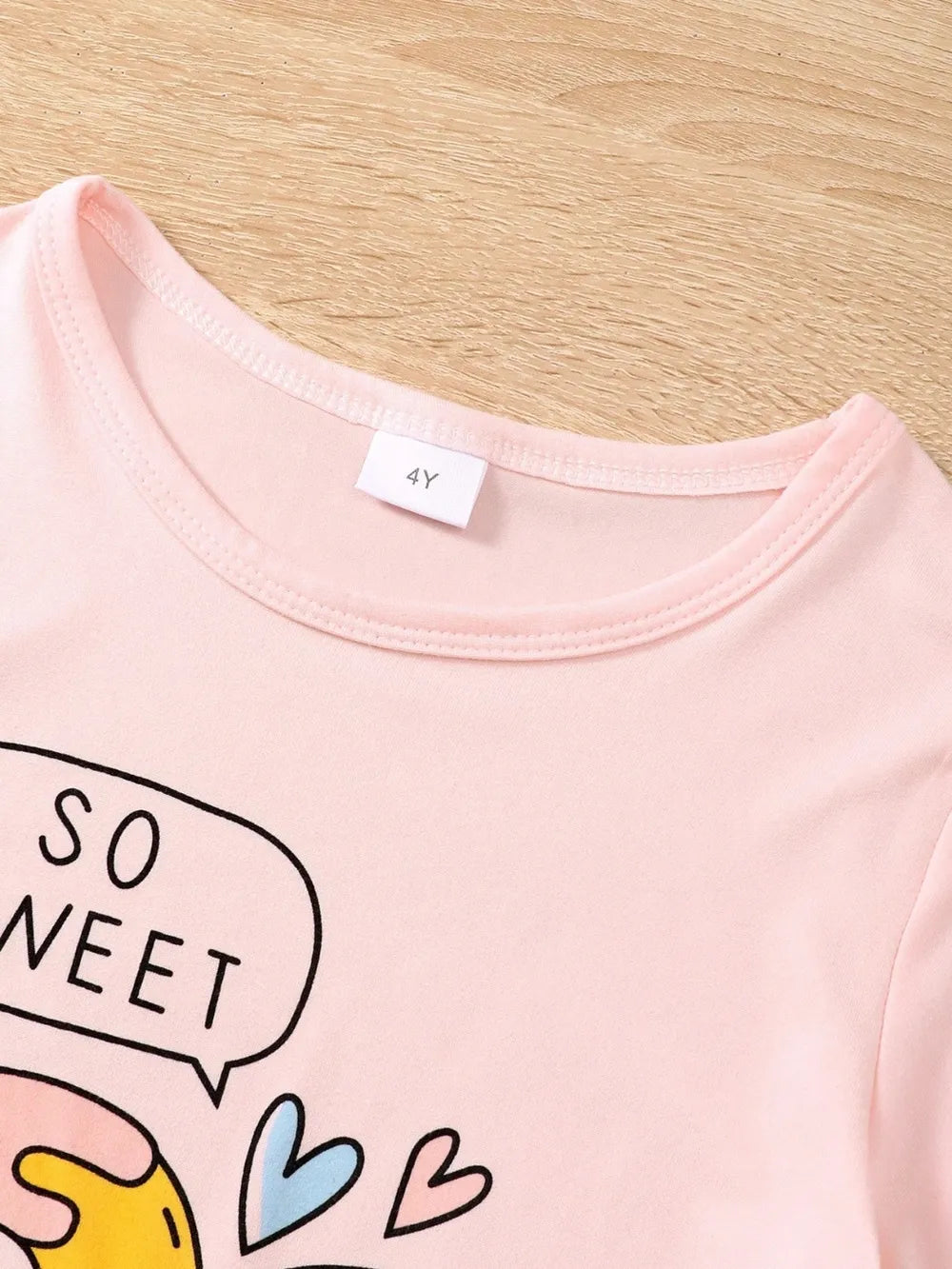 Children's Donut Round Neck Top and Pants Set - Treasured Gift's & More
