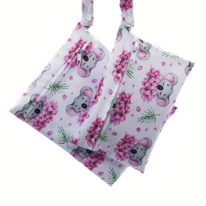 Adorable Koala Print Diaper Bags