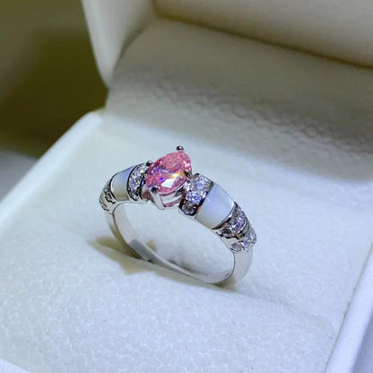 1 Carat Moissanite 925 Sterling Silver Ring - Treasured Gift's & More