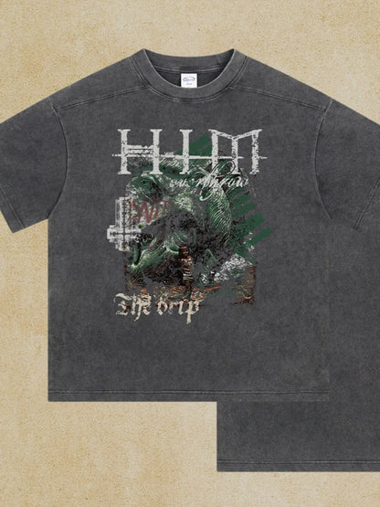 Men's Graphic Round Neck Half Sleeve T-Shirt - Treasured Gift's & More