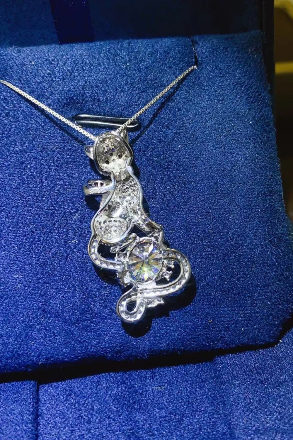 2 Carat Moissanite 925 Sterling Silver Necklace - Treasured Gift's & More