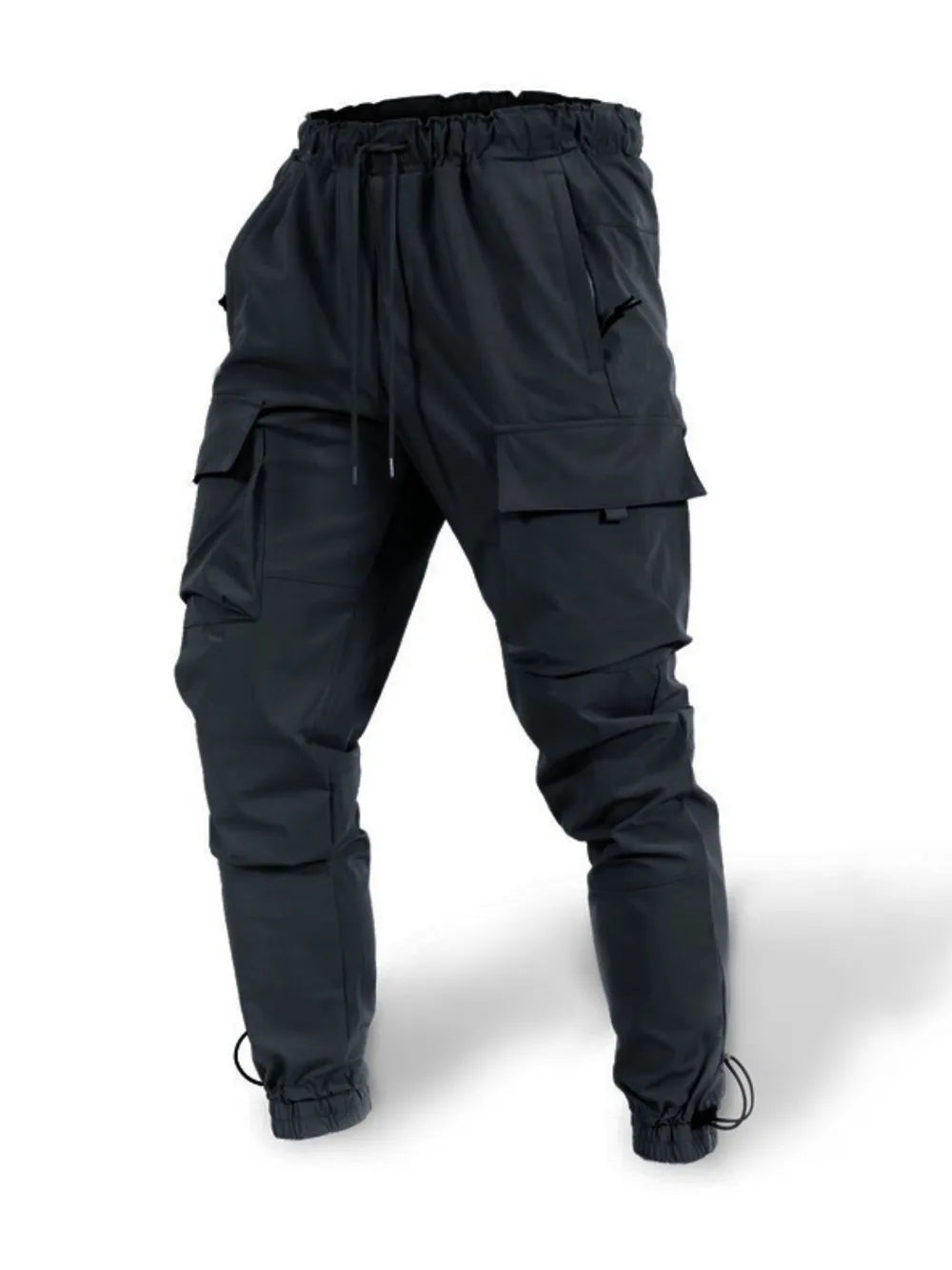 Men's Plus Size Drawstring Pants with Cargo Pockets - Treasured Gift's & More