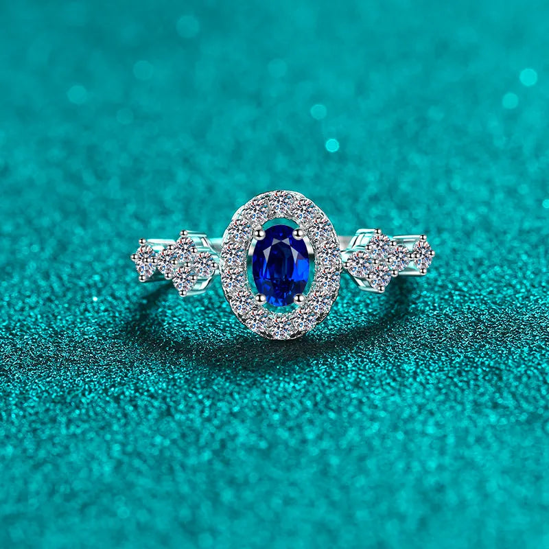 925 Sterling Silver Moissanite Ring - Treasured Gift's & More