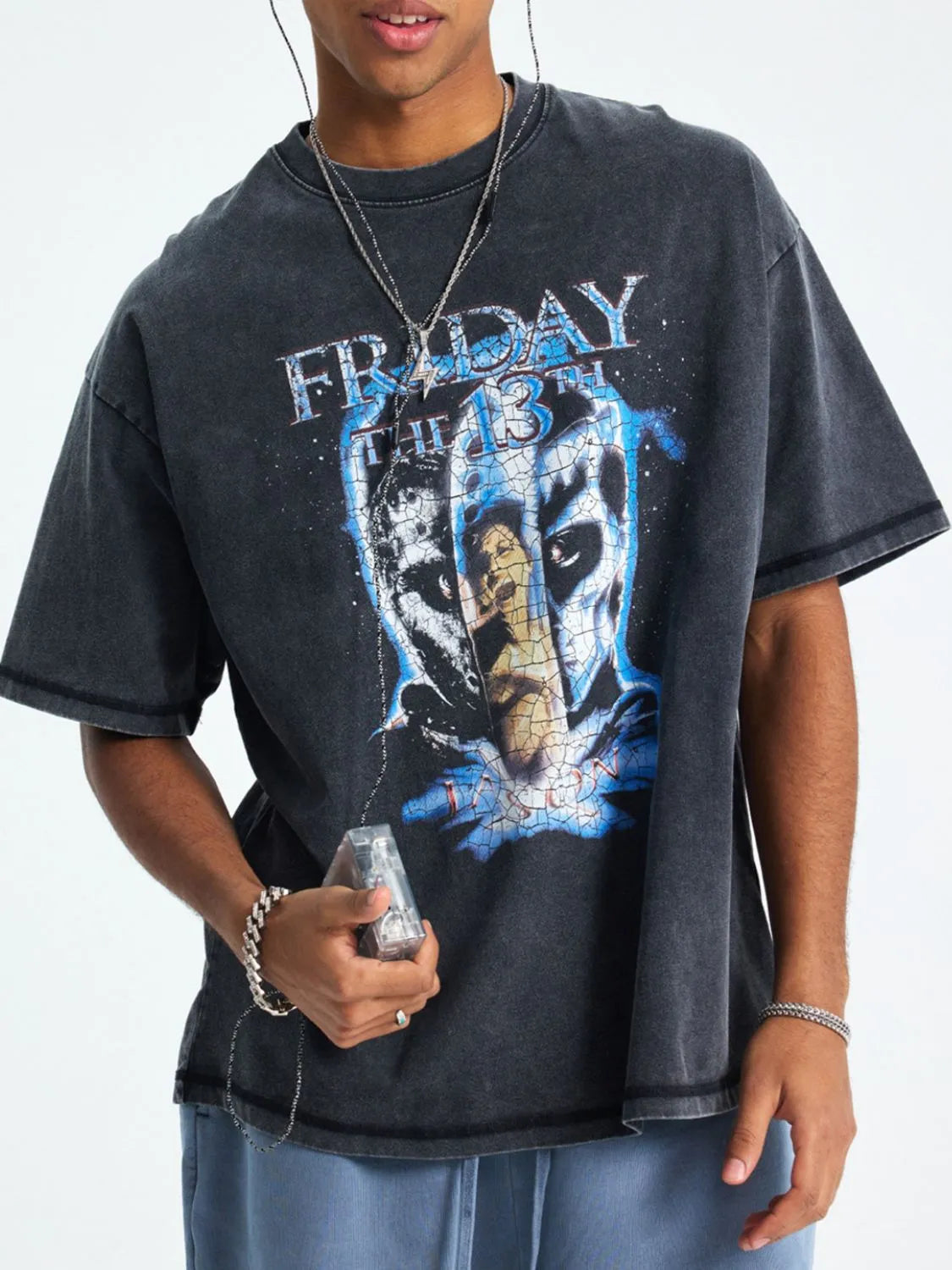 Men's Graphic Round Neck Short Sleeve T-Shirt - Treasured Gift's & More
