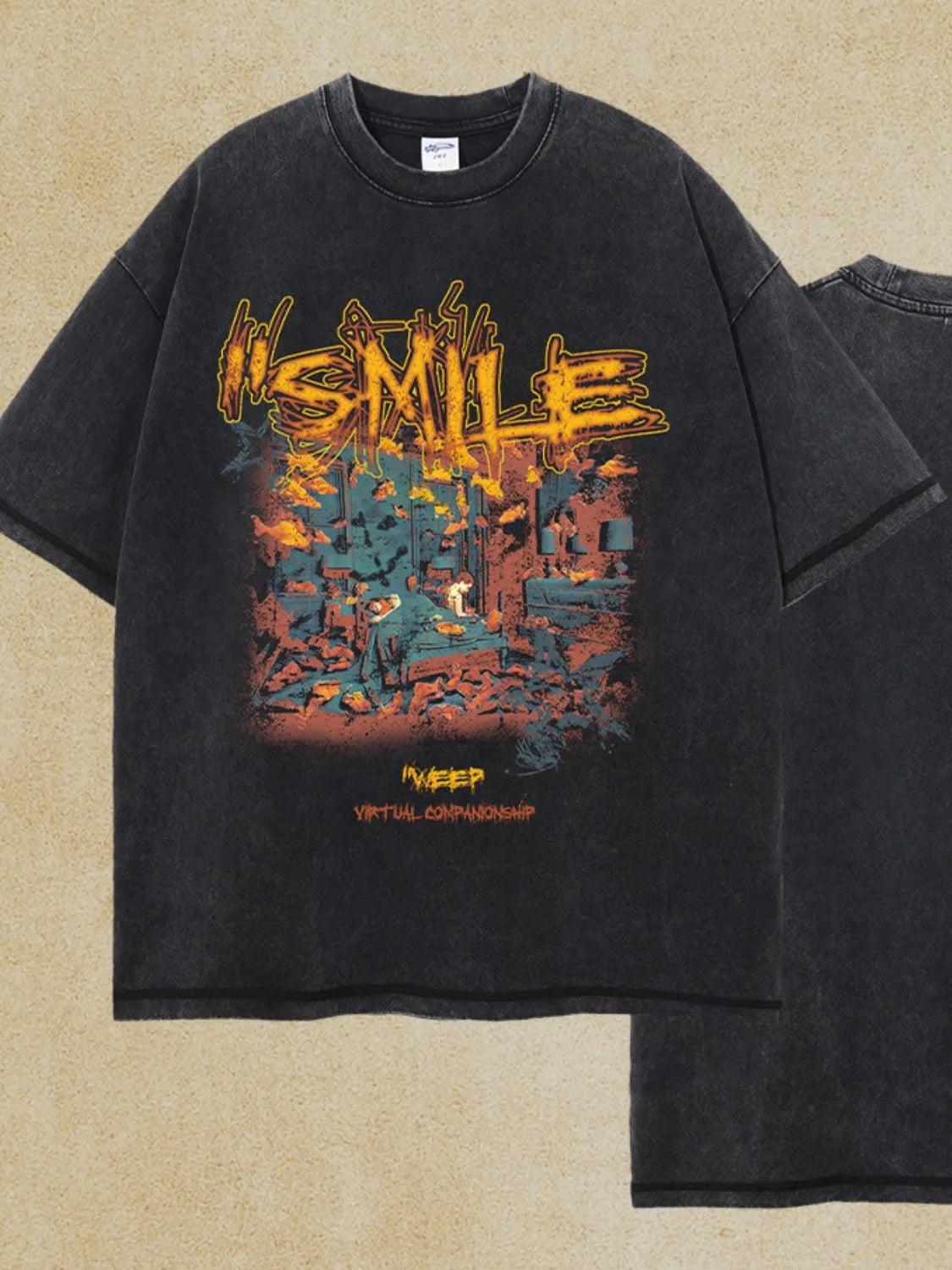 Men's Graphic Round Neck Half Sleeve T-Shirt - Treasured Gift's & More