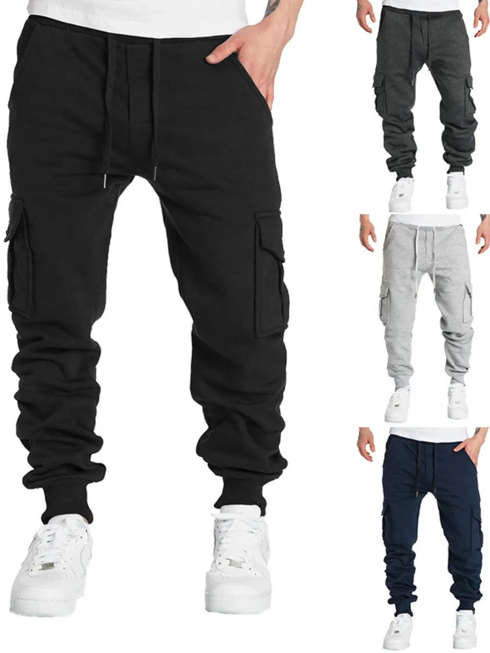 Men's Drawstring Pants with Pockets - Treasured Gift's & More