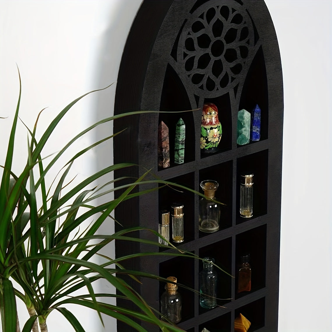 1pc Old Church Window Crystal Wall Shelf