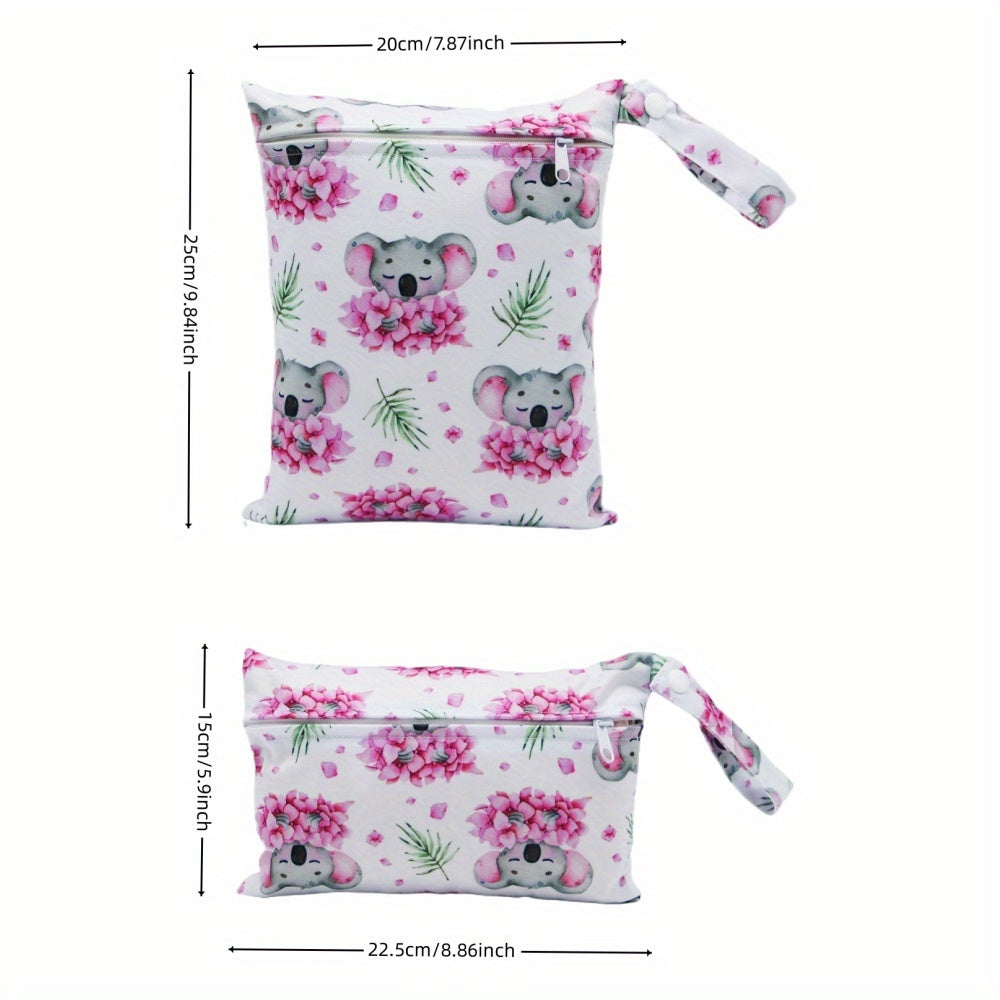 Adorable Koala Print Diaper Bags