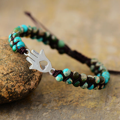 Turquoise Beaded Bracelet - Treasured Gift's & More