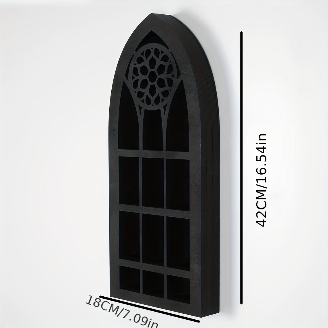 1pc Old Church Window Crystal Wall Shelf