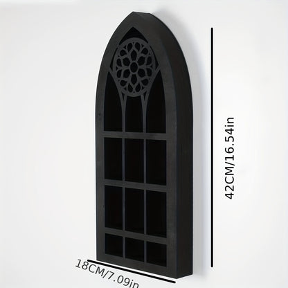 1pc Old Church Window Crystal Wall Shelf