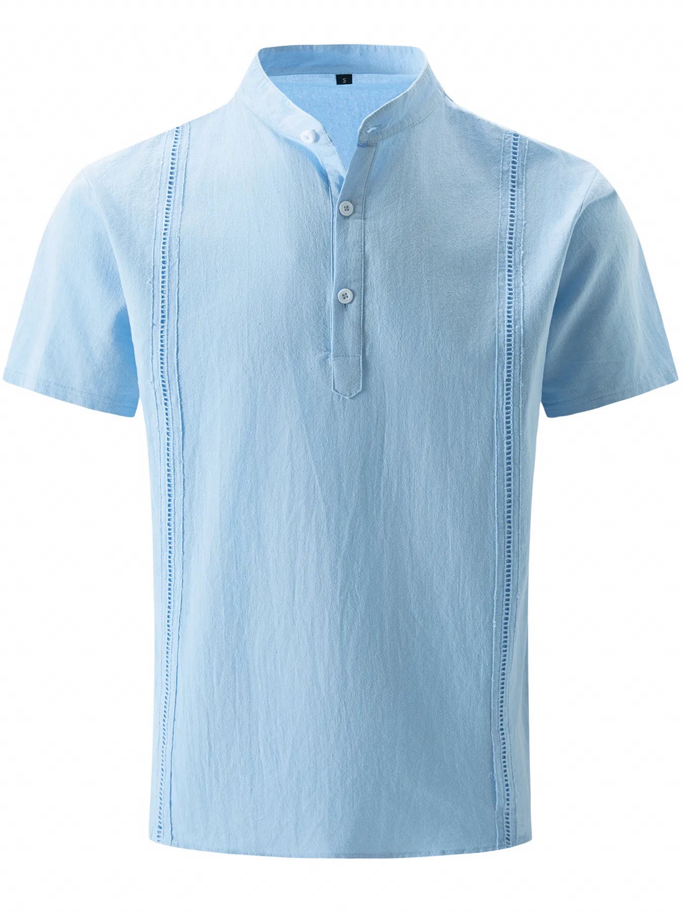 Men's Full Size Button Detail Short Sleeve Shirt Plus Size - Treasured Gift's & More