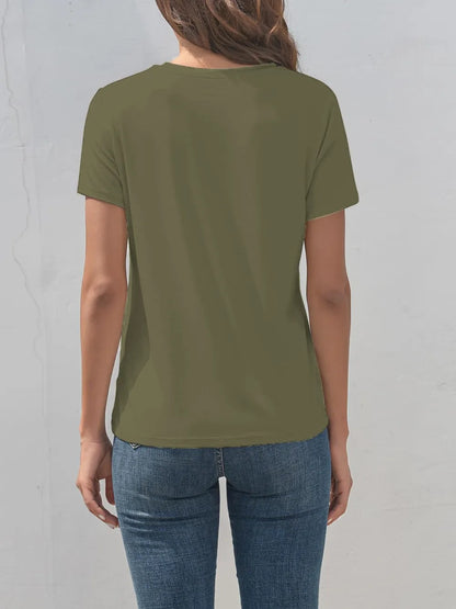 Horse Round Neck Short Sleeve T-Shirt - Treasured Gift's & More