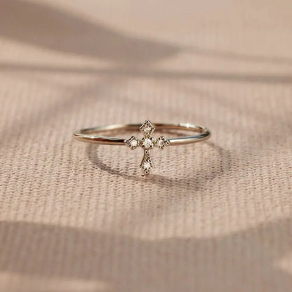 925 Sterling Silver Cross Ring - Treasured Gift's & More