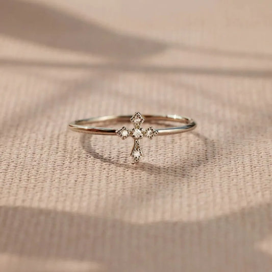925 Sterling Silver Cross Ring - Treasured Gift's & More