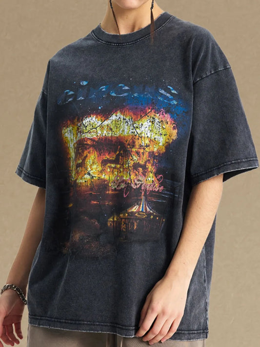 Men's Graphic Round Neck Half Sleeve T-Shirt - Treasured Gift's & More
