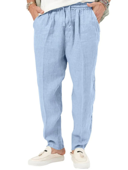 Men's Plus Size Drawstring Pants with Pockets - Treasured Gift's & More