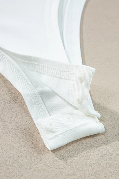 Eyelet Lace Long Sleeve Bodysuit - Treasured Gift's & More